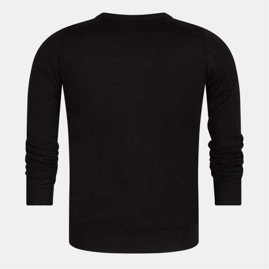 Lyle And Scott Merrick V-Neck Jumper Истинско черно Lyle And Scott Merrick V-Neck Jumper Истинско черно