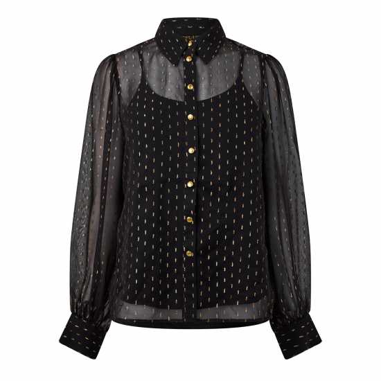 Biba Metallic Shirt Черно 