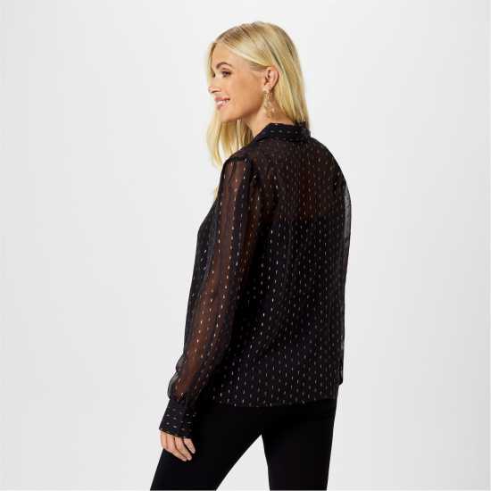 Biba Metallic Shirt Черно 