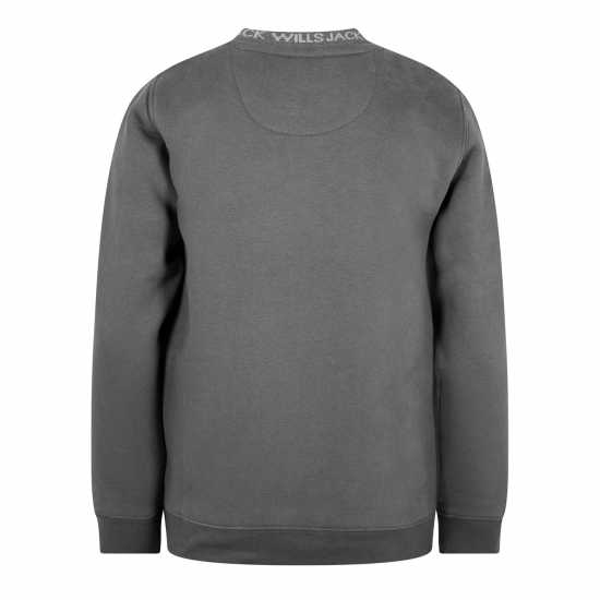 Jack Wills Wills Juniors Jacquard Crew Сланина Детски горнища и пуловери