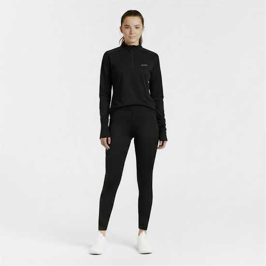 Usa Pro Pro Quarter Zip Junior Черно 