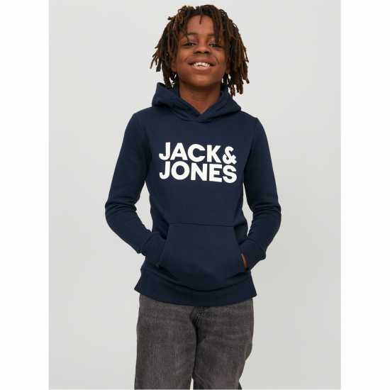 Детски суитчъри и блузи с качулки Jack And Jones Bradley Hoodie Juniors Нави блейзър Jack And Jones Bradley Hoodie Juniors Нави блейзър Детски суитчъри и блузи с качулки