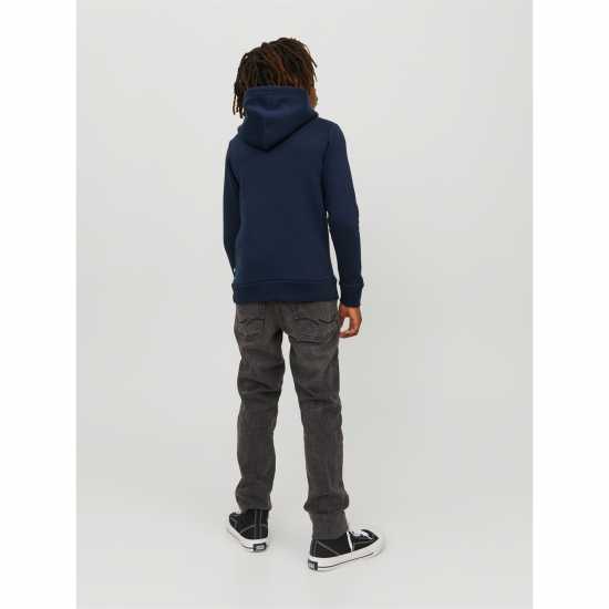 Детски суитчъри и блузи с качулки Jack And Jones Bradley Hoodie Juniors Нави блейзър Jack And Jones Bradley Hoodie Juniors Нави блейзър Детски суитчъри и блузи с качулки