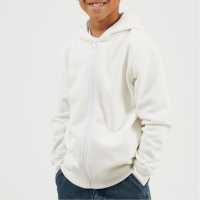 Brave Soul Fz Zip Hood Jn99 Off White 