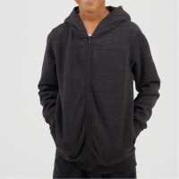 Brave Soul Fz Zip Hood Jn99 Dark Charcoal 