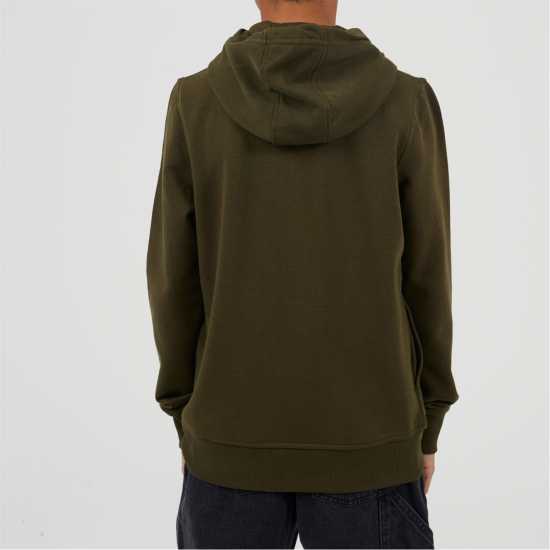 Brave Soul Fz Zip Hood Jn99 Mid Khaki 