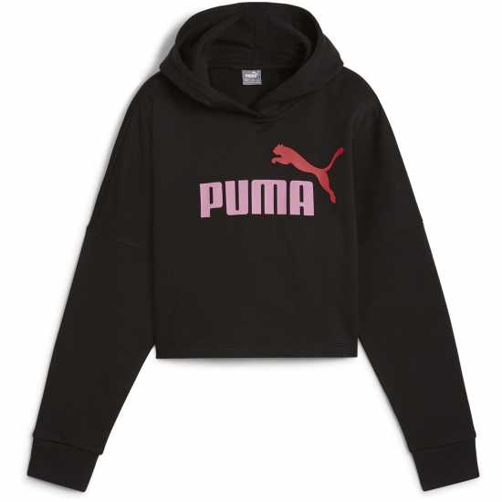 Puma Ess Logo Cropped Hoodie G Hoody Unisex Kids Puma Black Puma Ess Logo Cropped Hoodie G Hoody Unisex Kids Puma Black