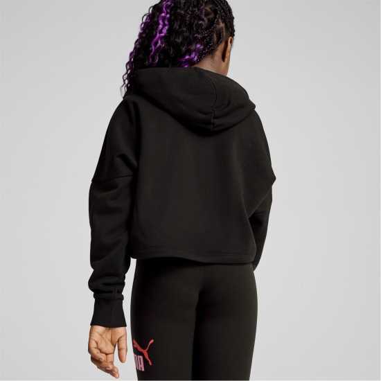 Puma Ess Logo Cropped Hoodie G Hoody Unisex Kids Puma Black Puma Ess Logo Cropped Hoodie G Hoody Unisex Kids Puma Black