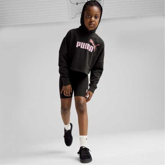 Puma Ess Logo Cropped Hoodie G Hoody Unisex Kids Puma Black Puma Ess Logo Cropped Hoodie G Hoody Unisex Kids Puma Black