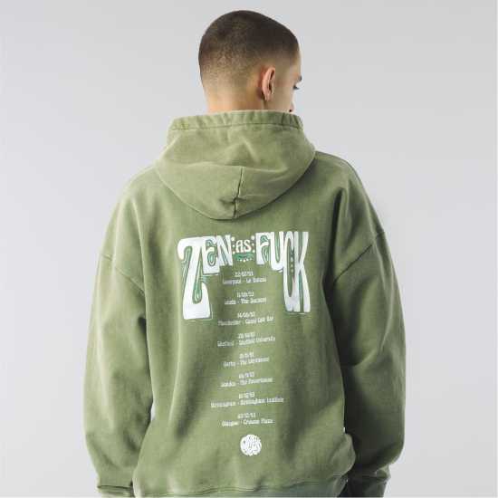 Pretty Green Men's Zen Tour Zip Hoodie  