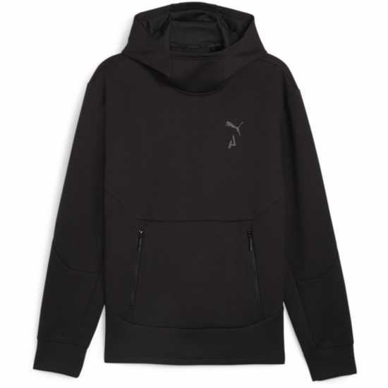 Puma Men's Logo Tech Fleece Hoodie Puma Men's Logo Tech Fleece Hoodie