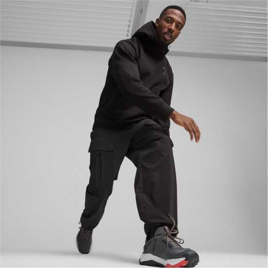Puma Men's Logo Tech Fleece Hoodie Puma Men's Logo Tech Fleece Hoodie