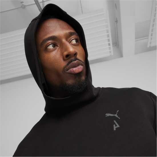 Puma Men's Logo Tech Fleece Hoodie Puma Men's Logo Tech Fleece Hoodie