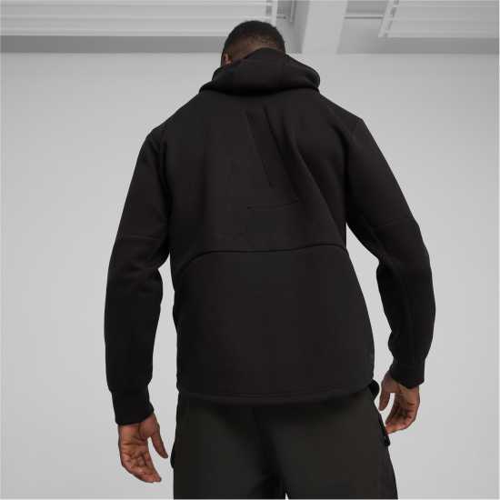 Puma Men's Logo Tech Fleece Hoodie Puma Men's Logo Tech Fleece Hoodie