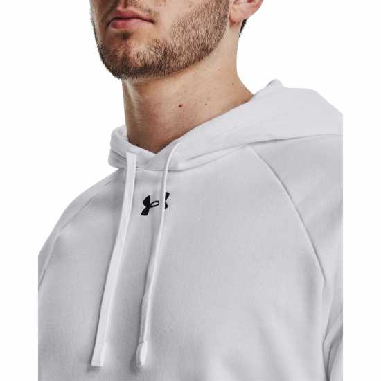 Under Armour Rival Fitted Oth Hoodie Mens White Мъжки суитчъри и блузи с качулки