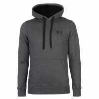 Sale Under Armour Rival Fitted Oth Hoodie Mens Pitch Gray Мъжки полар