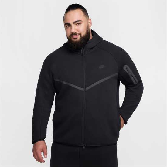 Мъжки суитчъри и блузи с качулки Nike M Tch Flc Fz Wr Sn51 ЧЕРЕН/ЧЕРЕН Nike M Tch Flc Fz Wr Sn51 ЧЕРЕН/ЧЕРЕН Мъжки суитчъри и блузи с качулки
