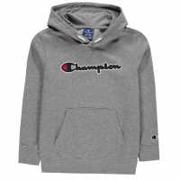 Champion Logo Oth Hoodie Grey Детски суитчъри и блузи с качулки