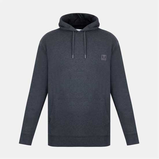 Firetrap Core Hoodie Mens Charcoal Marl Мъжки суитчъри и блузи с качулки