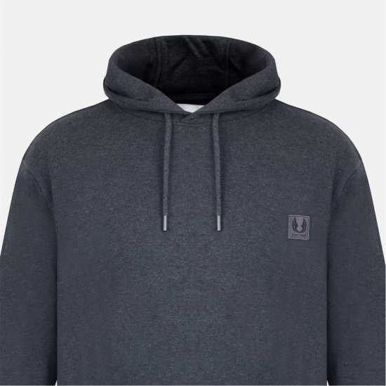 Firetrap Core Hoodie Mens Charcoal Marl Мъжки суитчъри и блузи с качулки