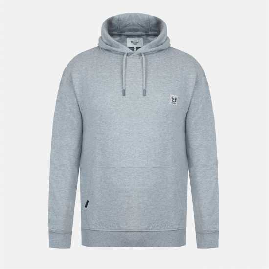 Firetrap Core Hoodie Mens Сив марл 