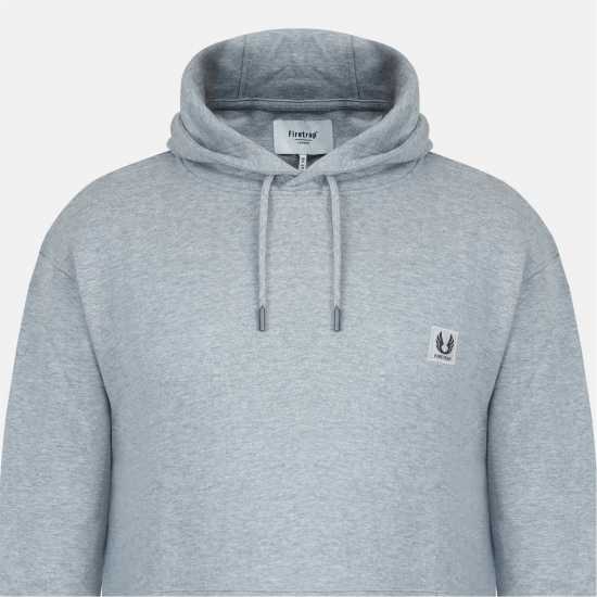 Firetrap Core Hoodie Mens Сив марл 