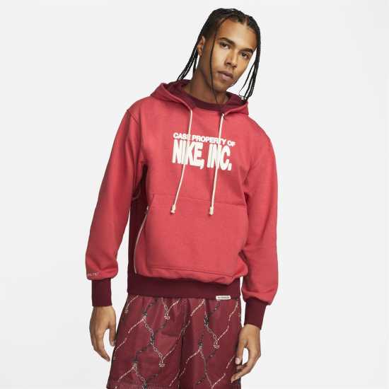 Nike Pullover Basketball Hoodie Univ Red Мъжки суитчъри и блузи с качулки