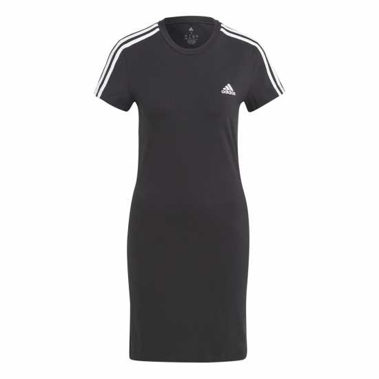 Adidas Essentials 3-Stripes Fitted Tee Dress Womens  Дамски поли и рокли