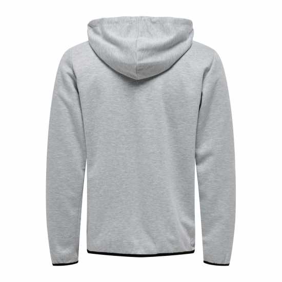 Only Zip Hoodie Сиво меланж Only Zip Hoodie Сиво меланж