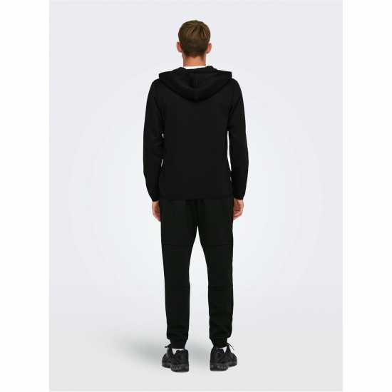 Only Zip Hoodie Черно 