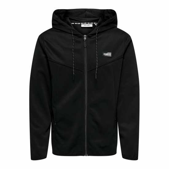 Only Zip Hoodie Черно 