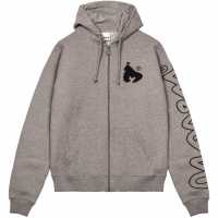 Money Ape Sleeve Zip Hood Jnr Сиво Детски суитчъри и блузи с качулки