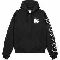 Money Ape Sleeve Zip Hood Jnr Черно Детски суитчъри и блузи с качулки