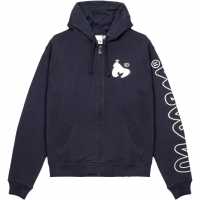 Money Ape Sleeve Zip Hood Jnr Морска синьо Детски суитчъри и блузи с качулки