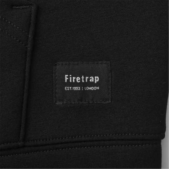 Firetrap Мъжки Суитшърт Scuba Hoody Mens Black 