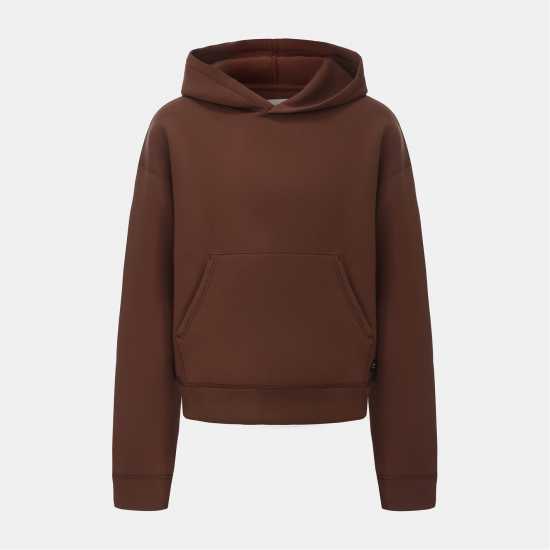 Firetrap Мъжки Суитшърт Scuba Hoody Mens Brown 
