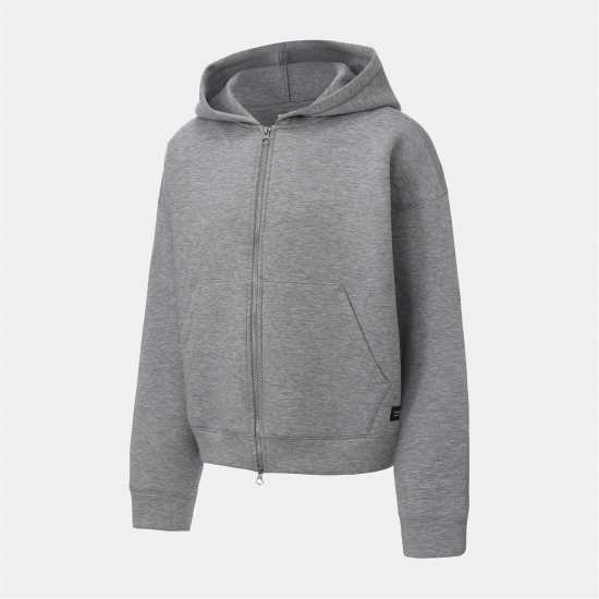 Firetrap Мъжки Суитшърт Scuba Full Zip  Hoody Mens Grey 