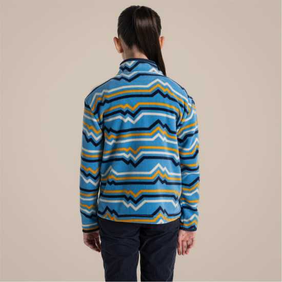 Craghoppers Unisex Kids' Bachas Quarter Zip Fleece BrightSkyPrt 