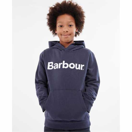 Barbour Boys Essential Logo Hoodie  