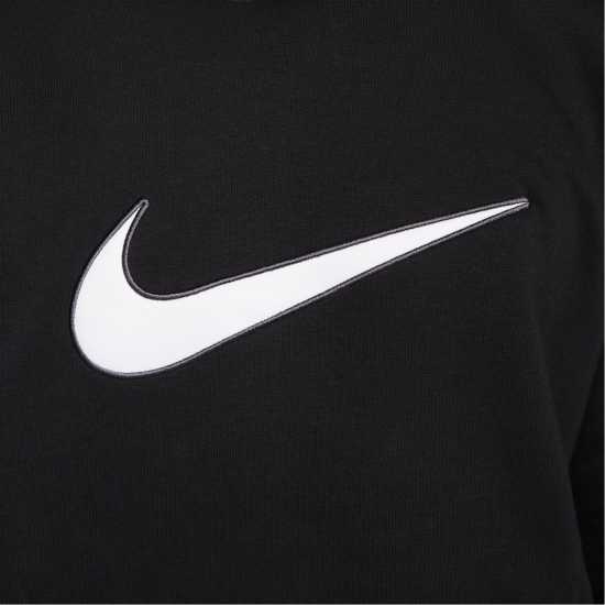 Nike Nsw Sport Fleece Hoodie Mens BLACK/IRON GREY Мъжки суитчъри и блузи с качулки