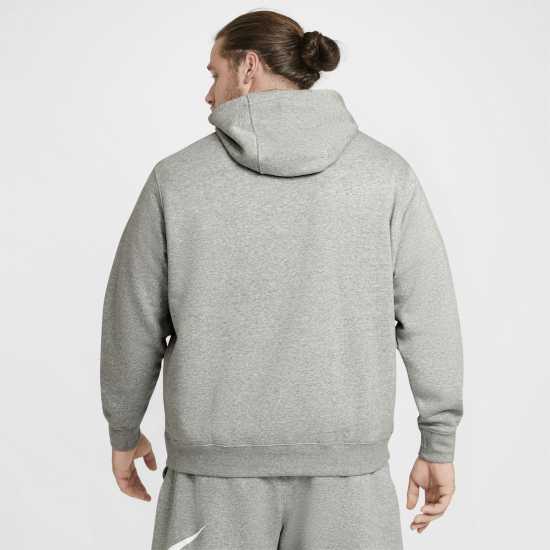 Nike Sportswear Club Fleece Pullover Hoodie Mens Сиво Nike Sportswear Club Fleece Pullover Hoodie Mens Сиво