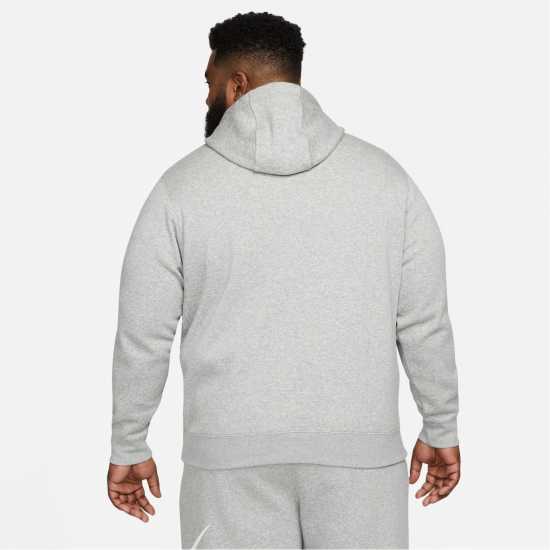 Nike Sportswear Club Fleece Pullover Hoodie Mens Сиво Nike Sportswear Club Fleece Pullover Hoodie Mens Сиво