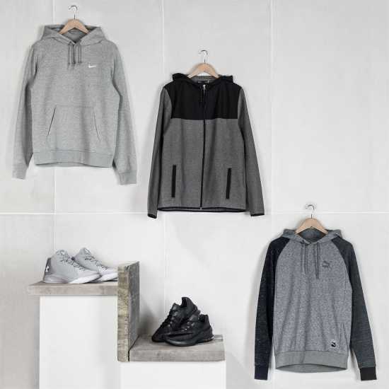 Nike Sportswear Club Fleece Pullover Hoodie Mens Сиво Nike Sportswear Club Fleece Pullover Hoodie Mens Сиво