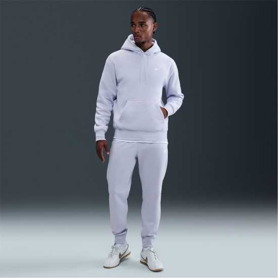 Nike Sportswear Club Fleece Pullover Hoodie Mens Ghost/White 