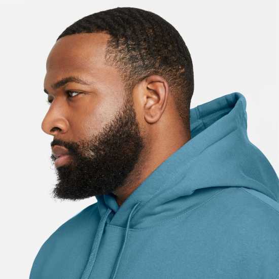 Nike Sportswear Club Fleece Pullover Hoodie Mens Navy/White 