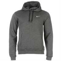 Sale Nike Sportswear Club Fleece Pullover Hoodie Mens Charcoal Мъжки полар