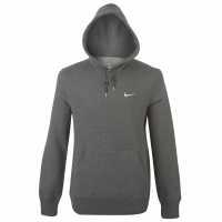 Nike Sportswear Club Fleece Pullover Hoodie Mens Grey/White Мъжки полар