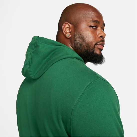 Nike Sportswear Club Fleece Pullover Hoodie Mens Olive/White Nike Sportswear Club Fleece Pullover Hoodie Mens Olive/White