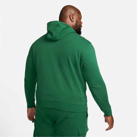 Nike Sportswear Club Fleece Pullover Hoodie Mens Olive/White Nike Sportswear Club Fleece Pullover Hoodie Mens Olive/White