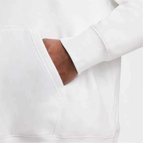 Nike Sportswear Club Fleece Pullover Hoodie Mens Бяло/Черно Мъжки суитчъри и блузи с качулки